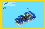 Istruzioni per la Costruzione - LEGO - 6913 - Blue Roadster: Page 31