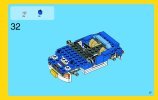 Istruzioni per la Costruzione - LEGO - 6913 - Blue Roadster: Page 37