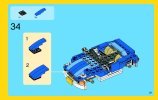 Istruzioni per la Costruzione - LEGO - 6913 - Blue Roadster: Page 39