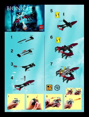 Istruzioni per la Costruzione - LEGO - 6946 - Squid Launcher Function: Page 1