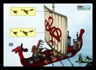 Istruzioni per la Costruzione - LEGO - 7018 - Viking Ship challenges the Midgard Serpe: Page 49