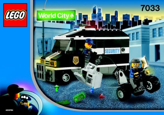 Istruzioni per la Costruzione - LEGO - 7033 - Armored Car Action: Page 1