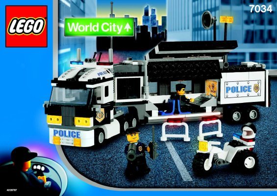 Istruzioni per la Costruzione - LEGO - 7034 - Surveillance Truck: Page 1