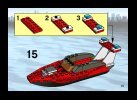 Istruzioni per la Costruzione - LEGO - 7043 - Firefighter: Page 15