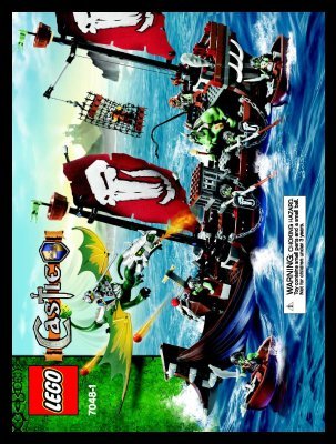 Istruzioni per la Costruzione - LEGO - 7048 - Troll Warship: Page 1