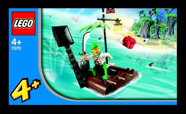 Istruzioni per la Costruzione - LEGO - 7070 - Catapult Raft: Page 1