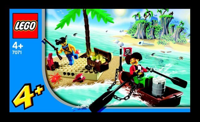 Istruzioni per la Costruzione - LEGO - 7071 - Treasure Island: Page 1