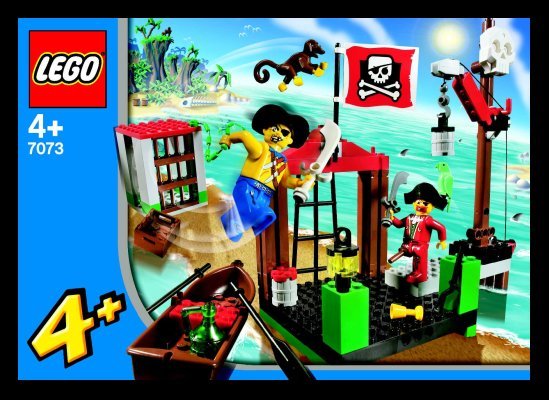 Istruzioni per la Costruzione - LEGO - 7073 - Pirate Dock: Page 1