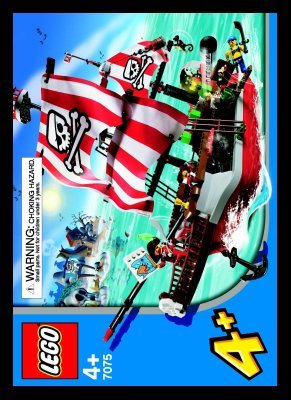 Istruzioni per la Costruzione - LEGO - 7075 - Captain Redbeard's Pirate Ship: Page 1