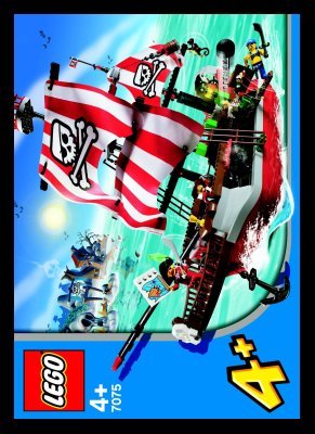 Istruzioni per la Costruzione - LEGO - 7075 - Captain Redbeard's Pirate Ship: Page 1