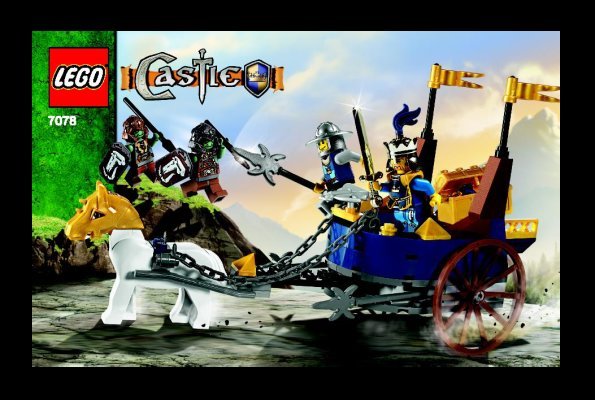 Istruzioni per la Costruzione - LEGO - 7078 - King's Battle Chariot: Page 1