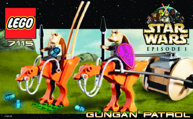 Istruzioni per la Costruzione - LEGO - 7115 - Gungan™ Patrol: Page 1