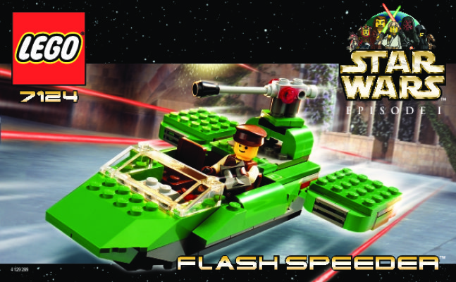 Istruzioni per la Costruzione - LEGO - 7124 - Flash Speeder™: Page 1