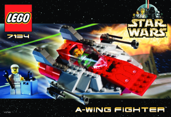 Istruzioni per la Costruzione - LEGO - 7134 - A-wing Fighter™: Page 1