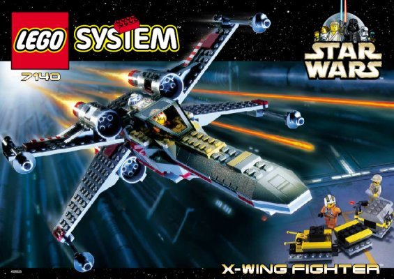 Istruzioni per la Costruzione - LEGO - 7140 - X-wing fighter™: Page 1