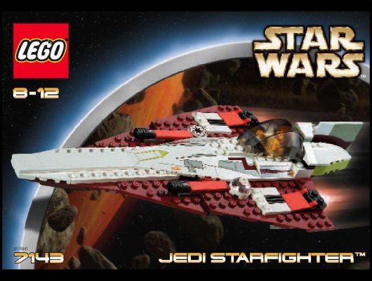 Istruzioni per la Costruzione - LEGO - 7143 - Jedi Starfighter™: Page 1