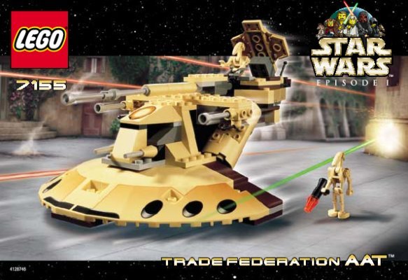 Istruzioni per la Costruzione - LEGO - 7155 - Trade Federation AAT™: Page 1