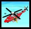 Istruzioni per la Costruzione - LEGO - 7206 - Fire Helicopter: Page 44