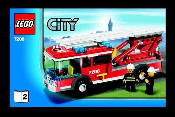 Istruzioni per la Costruzione - LEGO - 7208 - Fire Station: Page 1