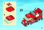 Istruzioni per la Costruzione - LEGO - 7208 - Fire Station: Page 23