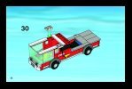 Istruzioni per la Costruzione - LEGO - 7208 - Fire Station: Page 32