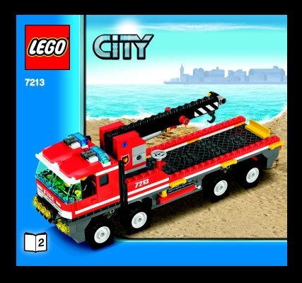 Istruzioni per la Costruzione - LEGO - 7213 - Off-road Fire Truck & Fireboat: Page 1