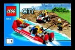 Istruzioni per la Costruzione - LEGO - 7213 - Off-road Fire Truck & Fireboat: Page 1