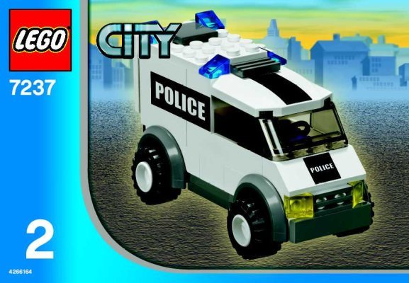 Istruzioni per la Costruzione - LEGO - 7237 - Police Station: Page 1