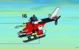 Istruzioni per la Costruzione - LEGO - 7238 - Fire Helicopter: Page 13