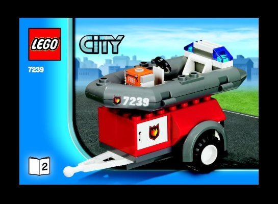 Istruzioni per la Costruzione - LEGO - 7239 - Fire Truck: Page 1