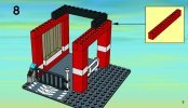 Istruzioni per la Costruzione - LEGO - 7240 - Fire Station: Page 9