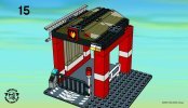 Istruzioni per la Costruzione - LEGO - 7240 - Fire Station: Page 16