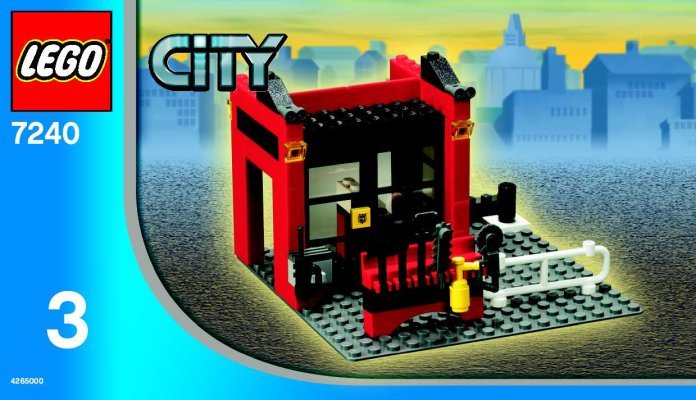 Istruzioni per la Costruzione - LEGO - 7240 - Fire Station: Page 1