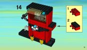 Istruzioni per la Costruzione - LEGO - 7240 - Fire Station: Page 15