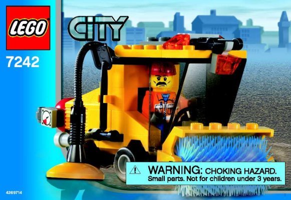 Istruzioni per la Costruzione - LEGO - 7242 - Street Sweeper: Page 1