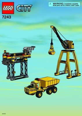 Istruzioni per la Costruzione - LEGO - 7243 - Construction Site: Page 1