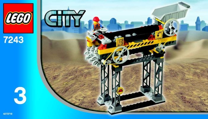 Istruzioni per la Costruzione - LEGO - 7243 - Construction Site: Page 1