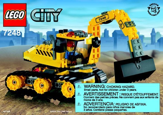 Istruzioni per la Costruzione - LEGO - 7248 - Digger: Page 1