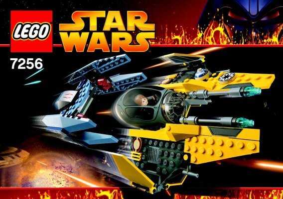 Istruzioni per la Costruzione - LEGO - 7256 - Jedi Starfighter™ & Vulture Droid™: Page 1