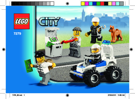 Istruzioni per la Costruzione - LEGO - 7279 - Police Minifigure Collection: Page 1