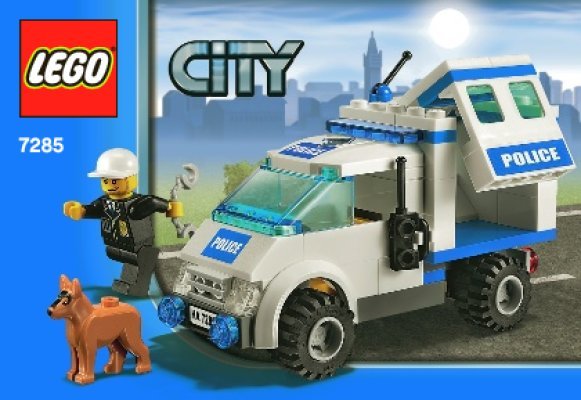 Istruzioni per la Costruzione - LEGO - 7285 - Police Dog Unit: Page 1