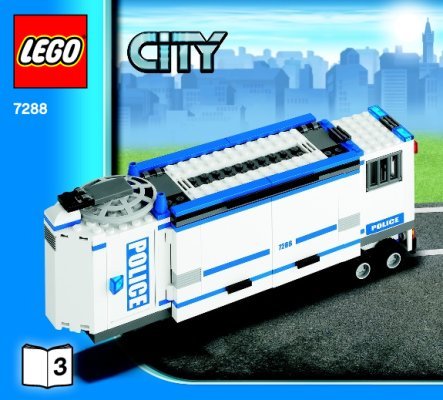 Istruzioni per la Costruzione - LEGO - 7288 - Mobile Police Unit: Page 1