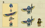 Istruzioni per la Costruzione - LEGO - 7307 - Flying Mummy Attack: Page 3