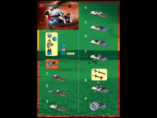 Istruzioni per la Costruzione - LEGO - 7310 - Mono Jet: Page 1