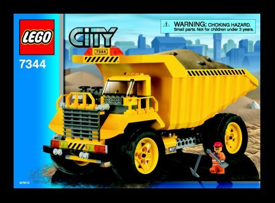 Istruzioni per la Costruzione - LEGO - 7344 - Dump Truck: Page 1