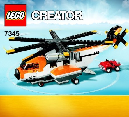 Istruzioni per la Costruzione - LEGO - 7345 - Transport Chopper: Page 1