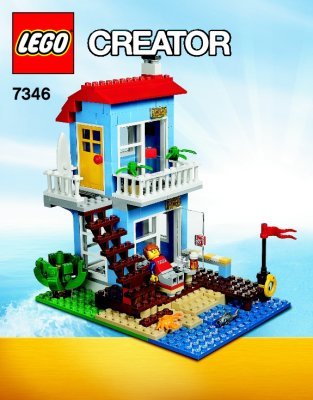 Istruzioni per la Costruzione - LEGO - Creator - 7346 - Villa al mare: Page 1