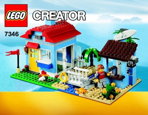 Istruzioni per la Costruzione - LEGO - Creator - 7346 - Villa al mare: Page 1