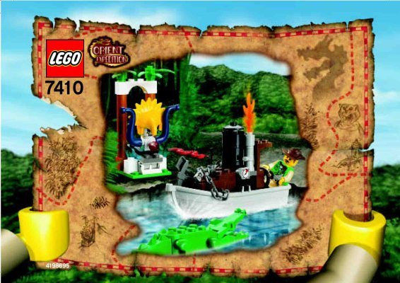 Istruzioni per la Costruzione - LEGO - 7410 - Jungle River: Page 1