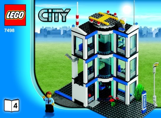 Istruzioni per la Costruzione - LEGO - 7498 - Police Station: Page 1